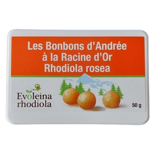 Les bonbons d’Andrée à la Racine d’Or Rhodiola rosea